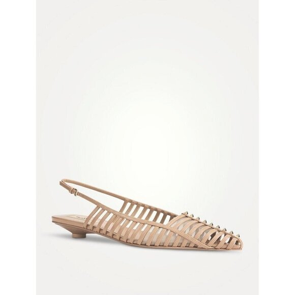 VALENTINO GARAVANI Rockstud Wispy Ballerina Flats in Rose Cannelle 40 With box - Picture 1 of 16